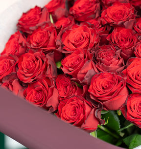 プロポーズブーケ 赤バラ 30本